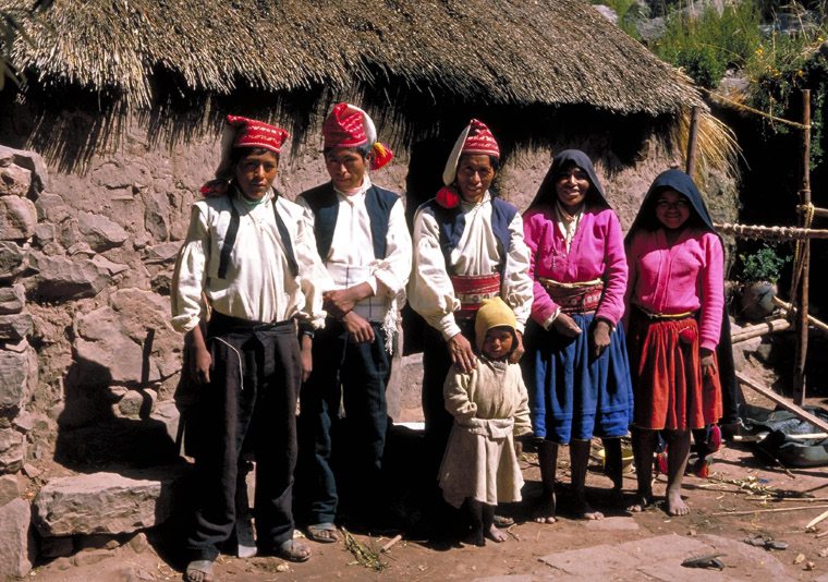 Quechua Family, Isle of Taquile, Peru