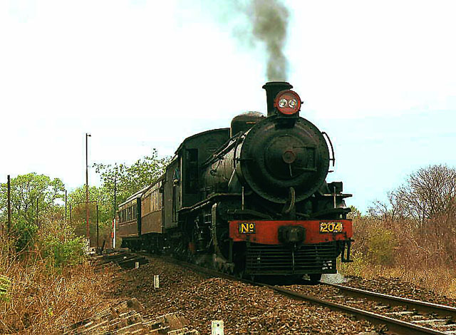 African Steam Locomotive